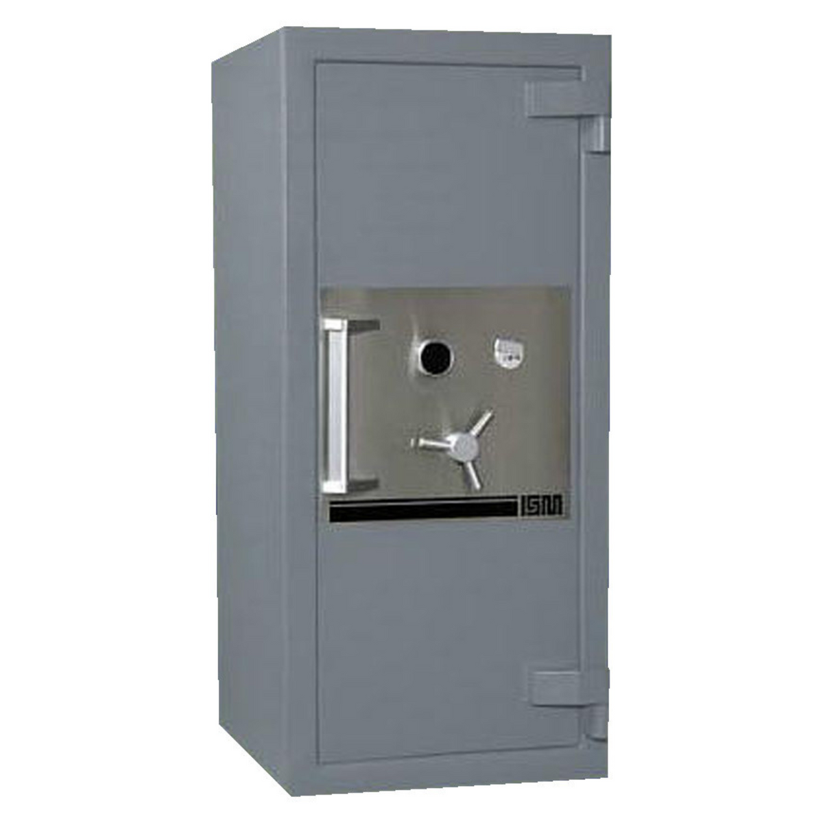 ISM UltraVaultRuby Series TL‑30x6 safe in a gray finish with a brushed steel door panel, showcasing a secure multi‑bolt locking system and modern handle for high‑risk protection.