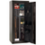 Liberty Safe Centurion 12 electronic lock gun safe open, displaying interior shelving, door organizer pockets, and space for firearms and valuables.