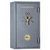 Rhino Metals Lightning 6033 gun safe with gold 5‑spoke handle, showcasing advanced SafeX® Security System and 120‑minute fire protection.