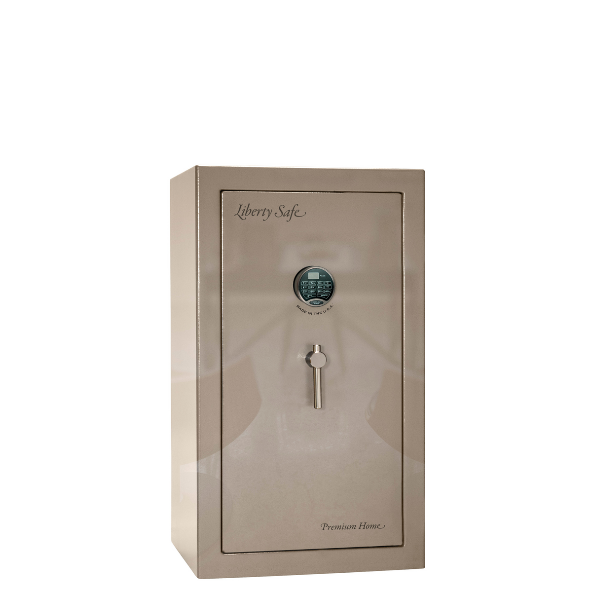 Premium Home Series | Level 7 Security | 2 Hour Fire Protection | 12 | Dimensions: 41.75&quot;(H) x 24.5&quot;(W) x 19&quot;(D) | Champagne Gloss - Closed Door